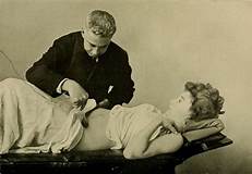 Doctor treatment of woman Doctor treatment of woman