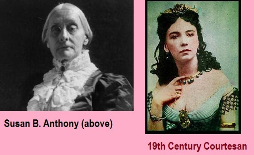 Susan B. Anthony vs Courtesan Susan B. Anthony vs Courtesan