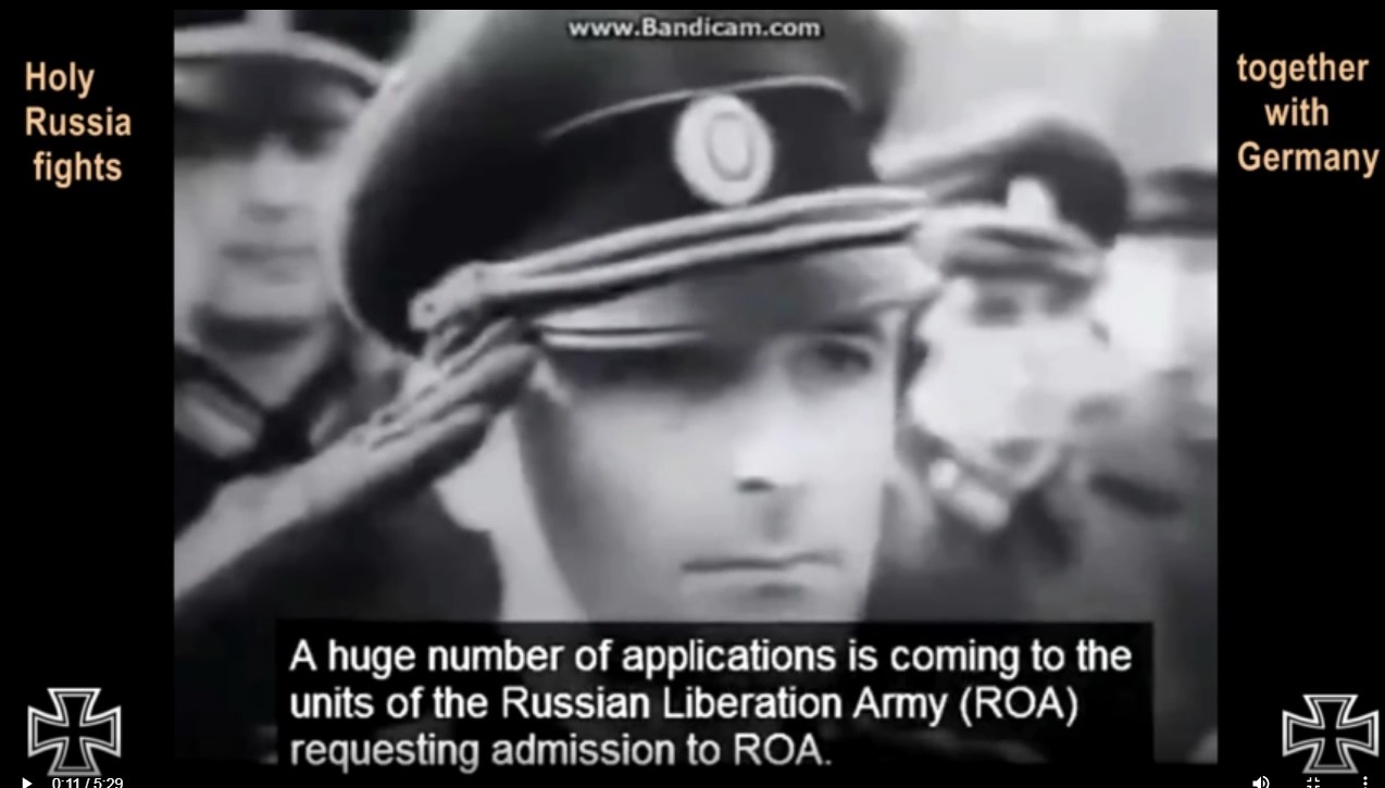 RUSSIANS WHO FOUGHT WITH GERMANY AGAINST BOLSHEVISM - RUSSIAN LIBERATION ARMY