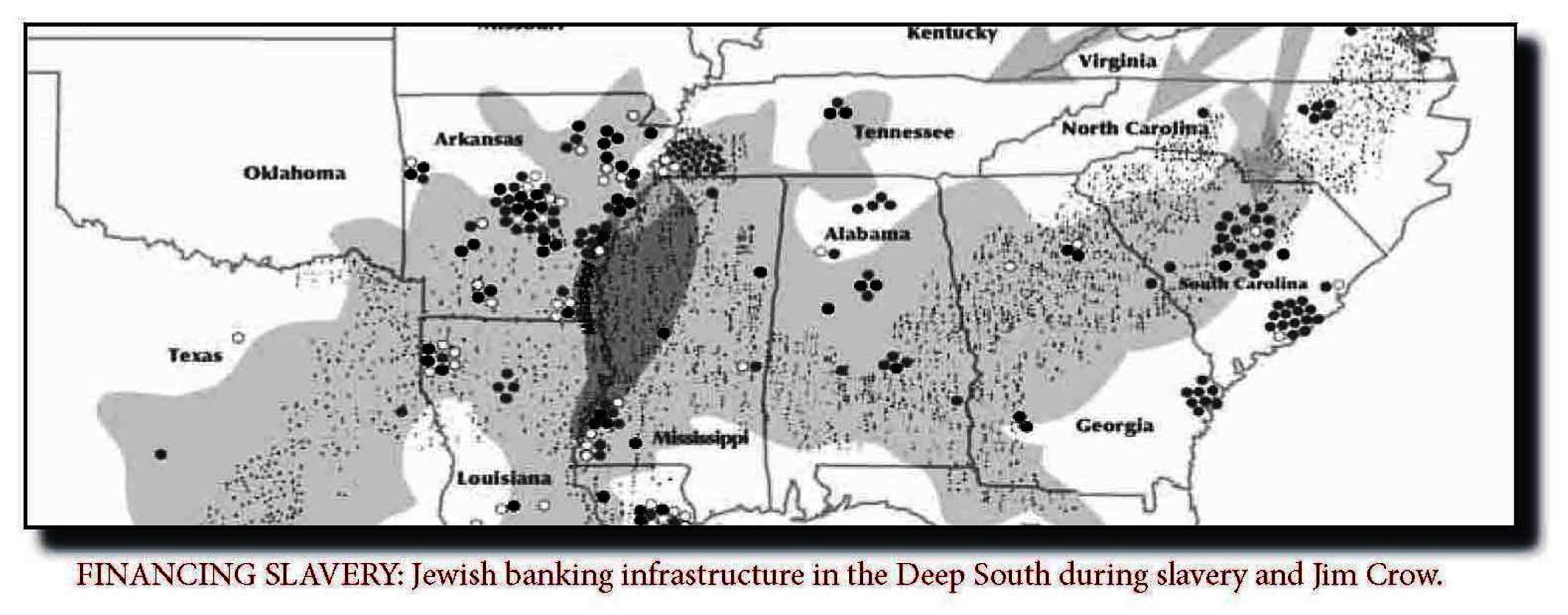 Financing Slavery- Jewish Banking infrastructure during slavery and Jim Crow