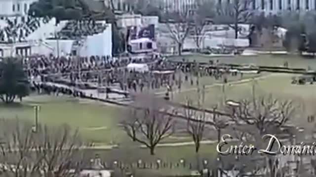 Very Few people at BIDEN INAUGURATION - JAN. 20th 2021