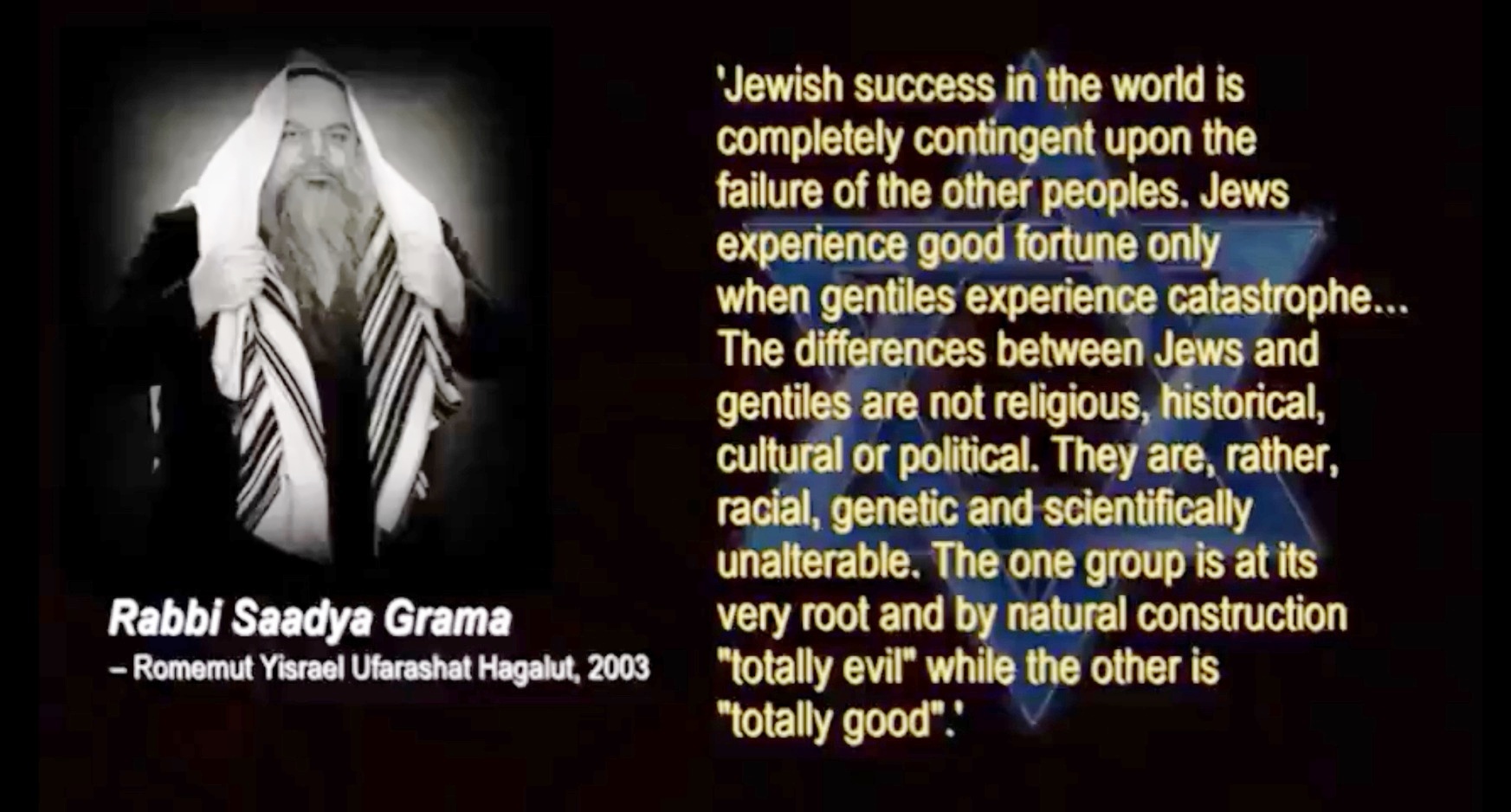 Rabbi - Jews vs Gentiles